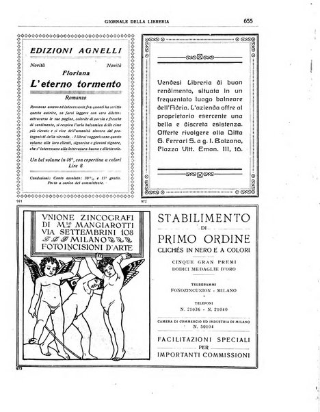 Giornale della libreria organo ufficiale della Associazione italiana editori