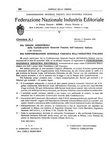 Giornale della libreria organo ufficiale della Associazione italiana editori