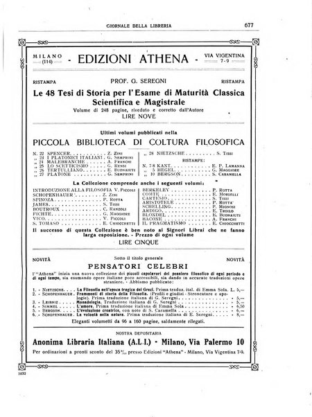 Giornale della libreria organo ufficiale della Associazione italiana editori