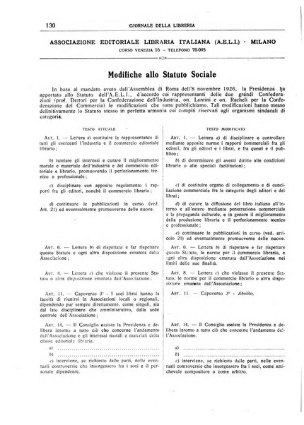 Giornale della libreria organo ufficiale della Associazione italiana editori