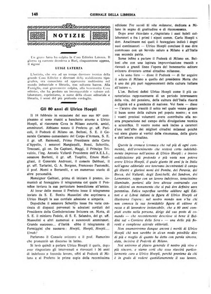 Giornale della libreria organo ufficiale della Associazione italiana editori