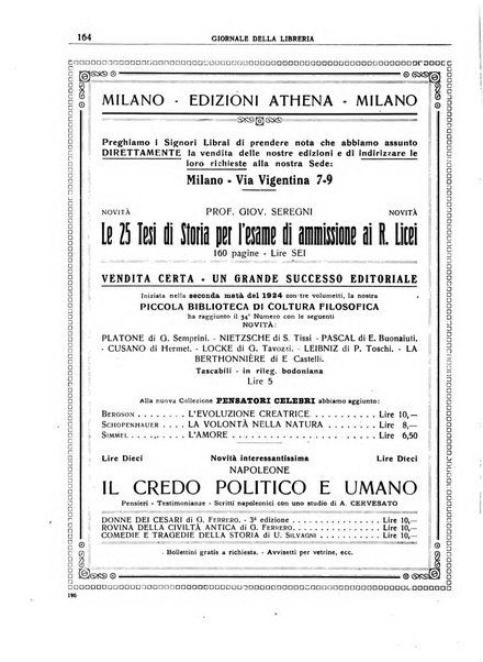 Giornale della libreria organo ufficiale della Associazione italiana editori