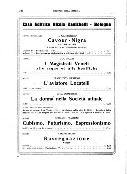 Giornale della libreria organo ufficiale della Associazione italiana editori