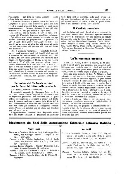 Giornale della libreria organo ufficiale della Associazione italiana editori