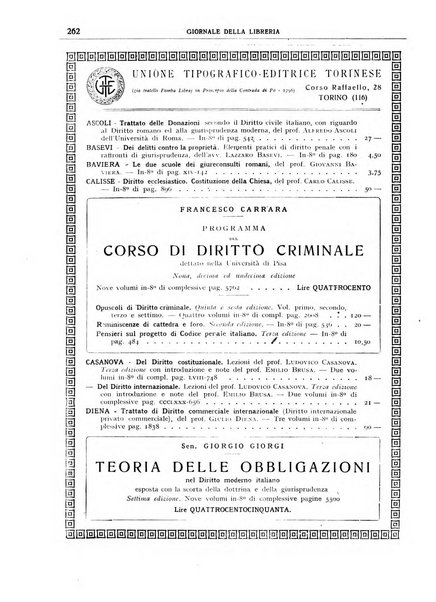 Giornale della libreria organo ufficiale della Associazione italiana editori