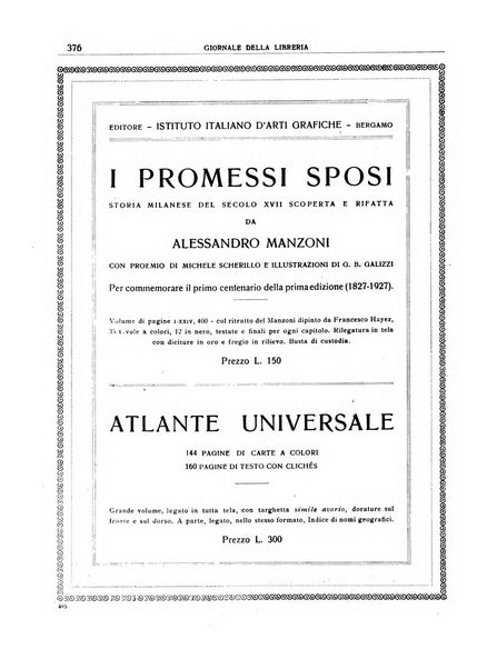 Giornale della libreria organo ufficiale della Associazione italiana editori