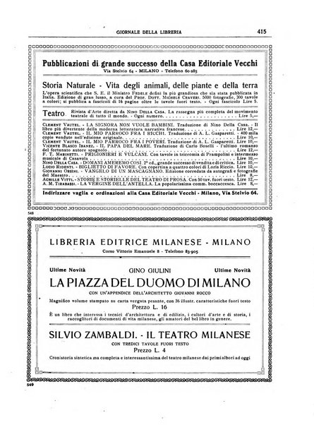 Giornale della libreria organo ufficiale della Associazione italiana editori