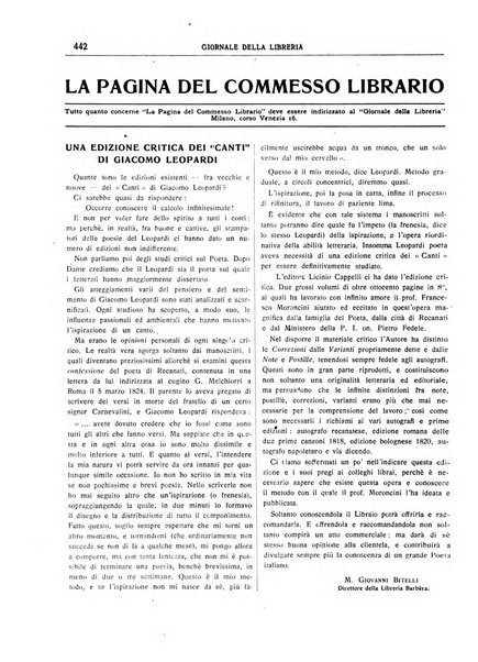 Giornale della libreria organo ufficiale della Associazione italiana editori