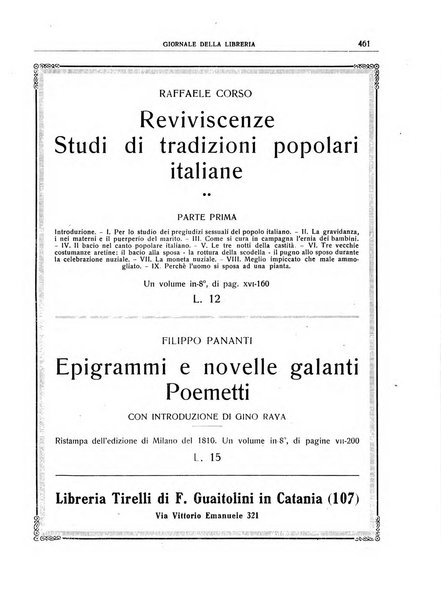 Giornale della libreria organo ufficiale della Associazione italiana editori