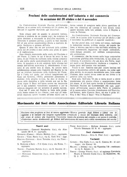 Giornale della libreria organo ufficiale della Associazione italiana editori