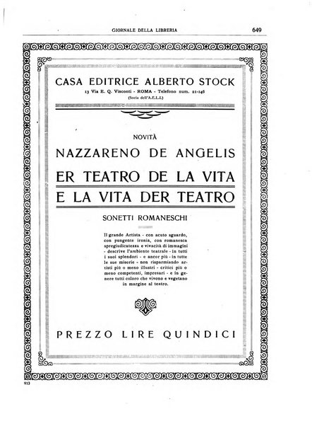 Giornale della libreria organo ufficiale della Associazione italiana editori