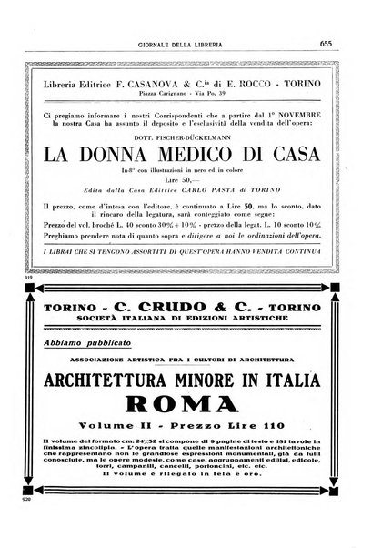 Giornale della libreria organo ufficiale della Associazione italiana editori