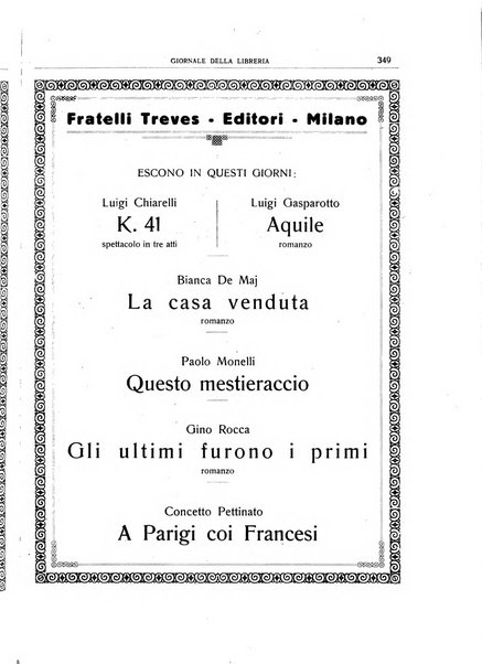 Giornale della libreria organo ufficiale della Associazione italiana editori