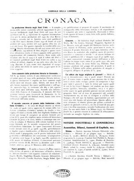 Giornale della libreria organo ufficiale della Associazione italiana editori