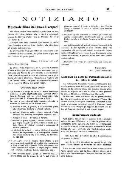 Giornale della libreria organo ufficiale della Associazione italiana editori