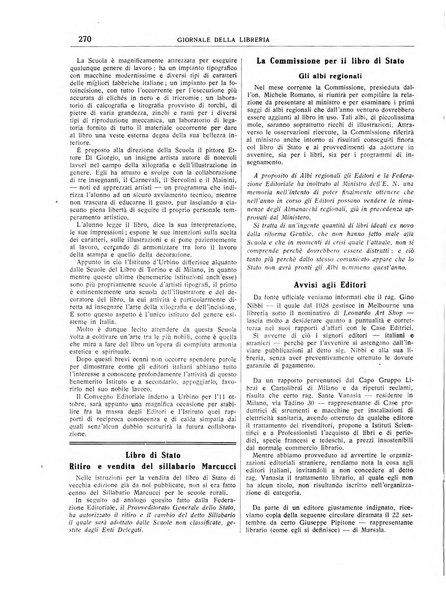 Giornale della libreria organo ufficiale della Associazione italiana editori