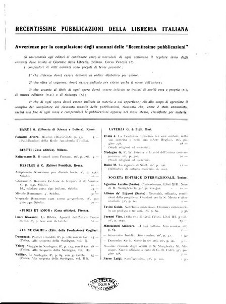 Giornale della libreria organo ufficiale della Associazione italiana editori