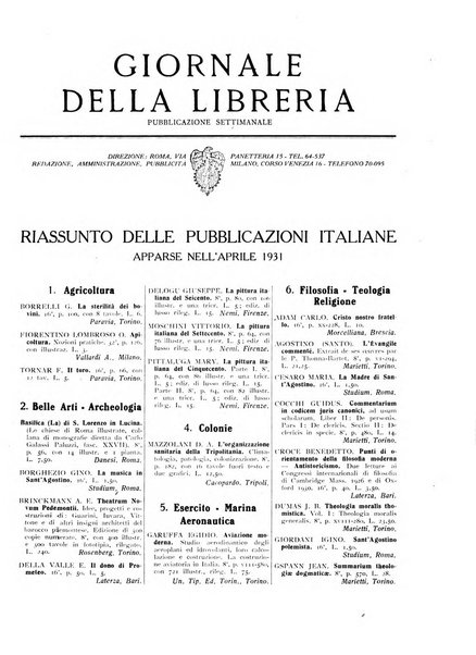 Giornale della libreria organo ufficiale della Associazione italiana editori