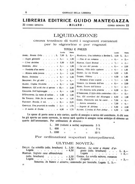 Giornale della libreria organo ufficiale della Associazione italiana editori