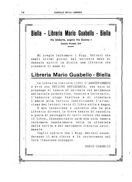 Giornale della libreria organo ufficiale della Associazione italiana editori