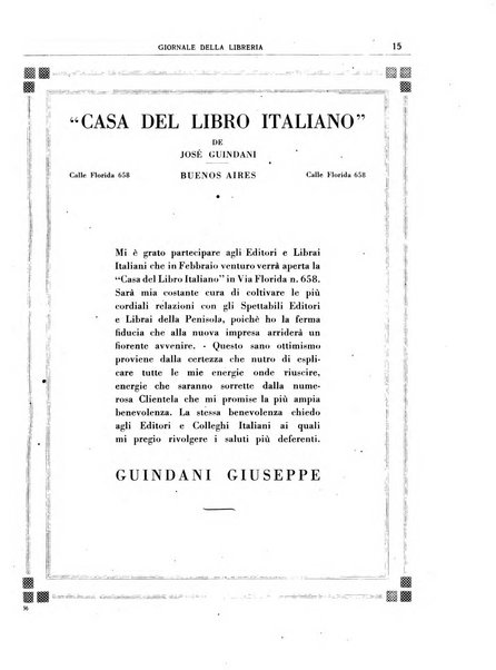 Giornale della libreria organo ufficiale della Associazione italiana editori