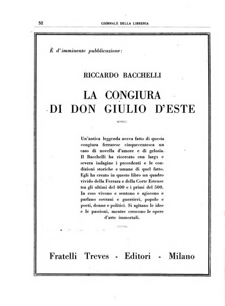 Giornale della libreria organo ufficiale della Associazione italiana editori