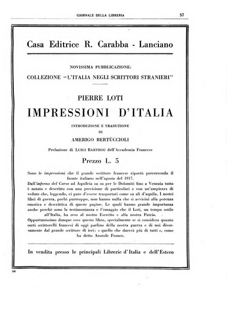 Giornale della libreria organo ufficiale della Associazione italiana editori