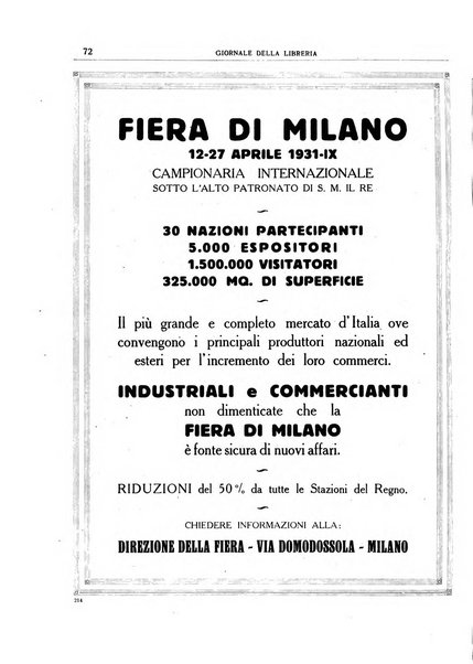 Giornale della libreria organo ufficiale della Associazione italiana editori