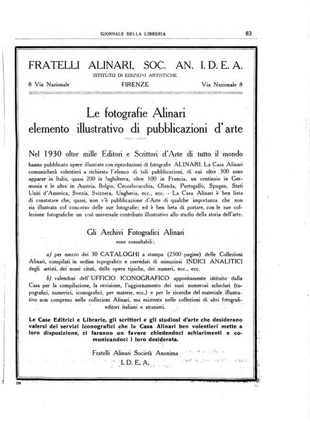 Giornale della libreria organo ufficiale della Associazione italiana editori