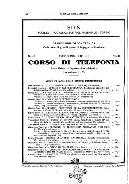 Giornale della libreria organo ufficiale della Associazione italiana editori