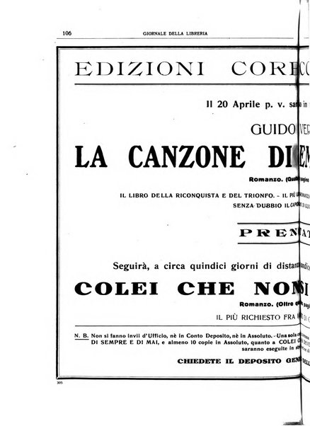 Giornale della libreria organo ufficiale della Associazione italiana editori