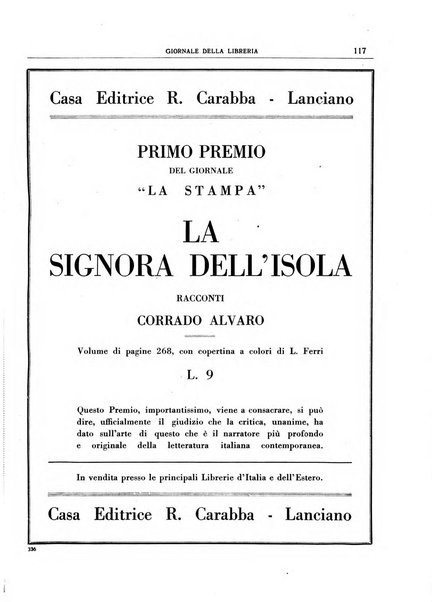 Giornale della libreria organo ufficiale della Associazione italiana editori