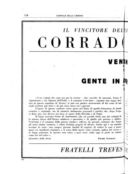 Giornale della libreria organo ufficiale della Associazione italiana editori