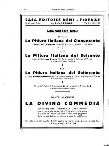 Giornale della libreria organo ufficiale della Associazione italiana editori