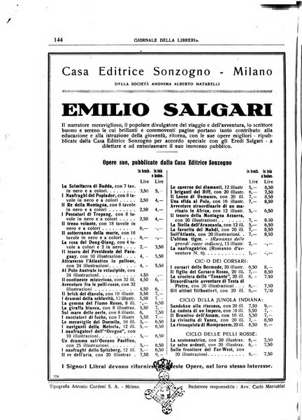 Giornale della libreria organo ufficiale della Associazione italiana editori