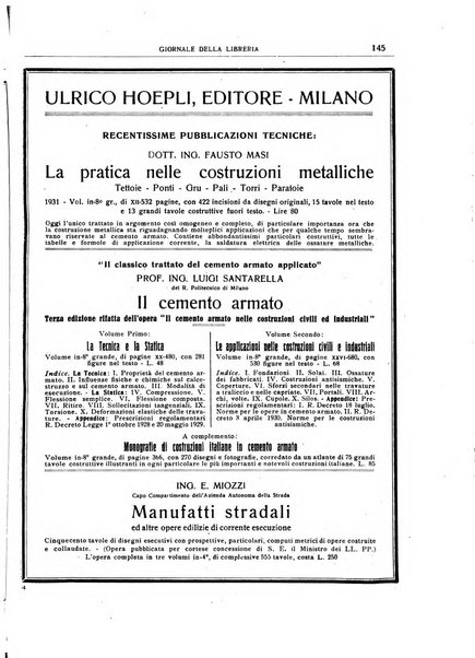 Giornale della libreria organo ufficiale della Associazione italiana editori