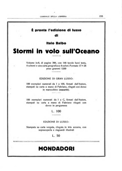 Giornale della libreria organo ufficiale della Associazione italiana editori