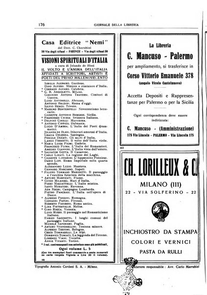 Giornale della libreria organo ufficiale della Associazione italiana editori