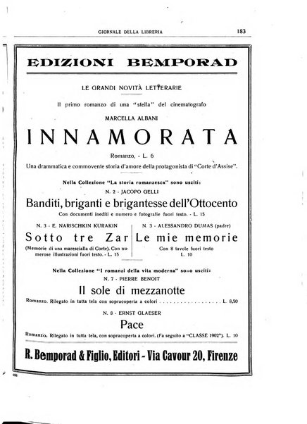 Giornale della libreria organo ufficiale della Associazione italiana editori