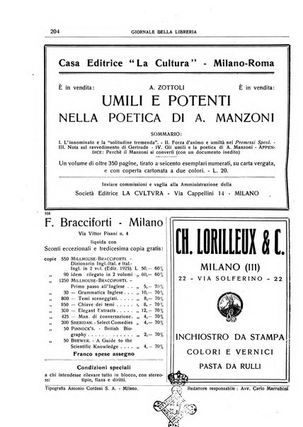 Giornale della libreria organo ufficiale della Associazione italiana editori