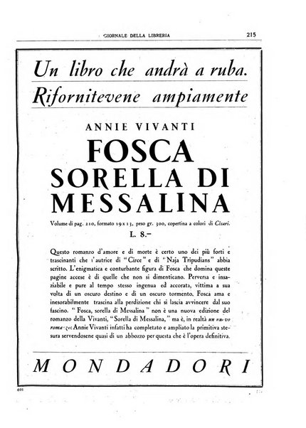 Giornale della libreria organo ufficiale della Associazione italiana editori