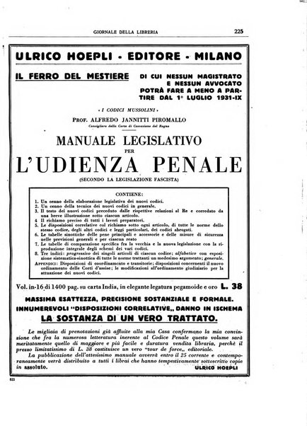 Giornale della libreria organo ufficiale della Associazione italiana editori