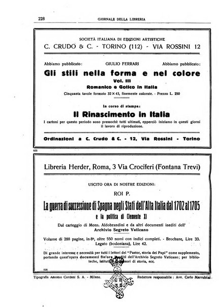 Giornale della libreria organo ufficiale della Associazione italiana editori