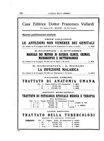 Giornale della libreria organo ufficiale della Associazione italiana editori