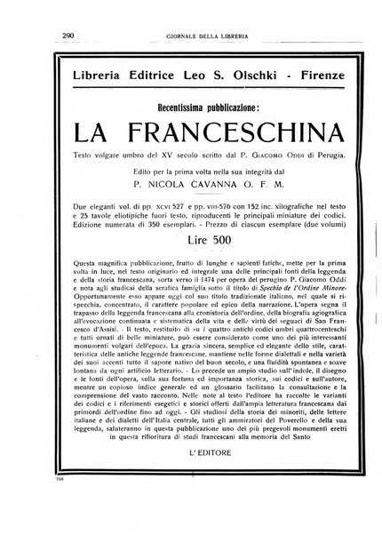 Giornale della libreria organo ufficiale della Associazione italiana editori