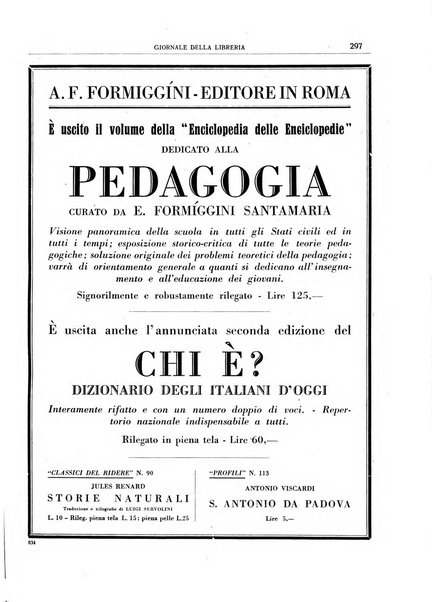 Giornale della libreria organo ufficiale della Associazione italiana editori