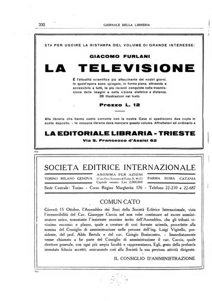 Giornale della libreria organo ufficiale della Associazione italiana editori