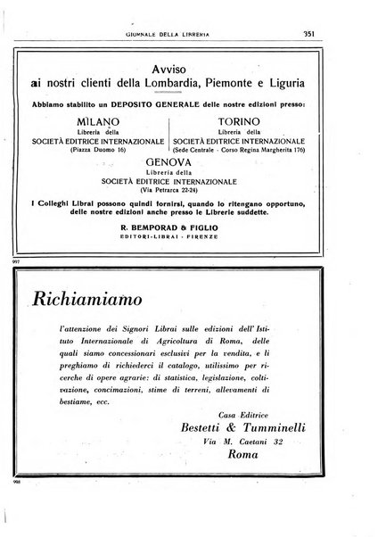 Giornale della libreria organo ufficiale della Associazione italiana editori