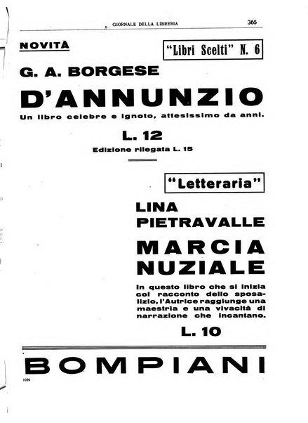 Giornale della libreria organo ufficiale della Associazione italiana editori