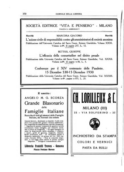 Giornale della libreria organo ufficiale della Associazione italiana editori